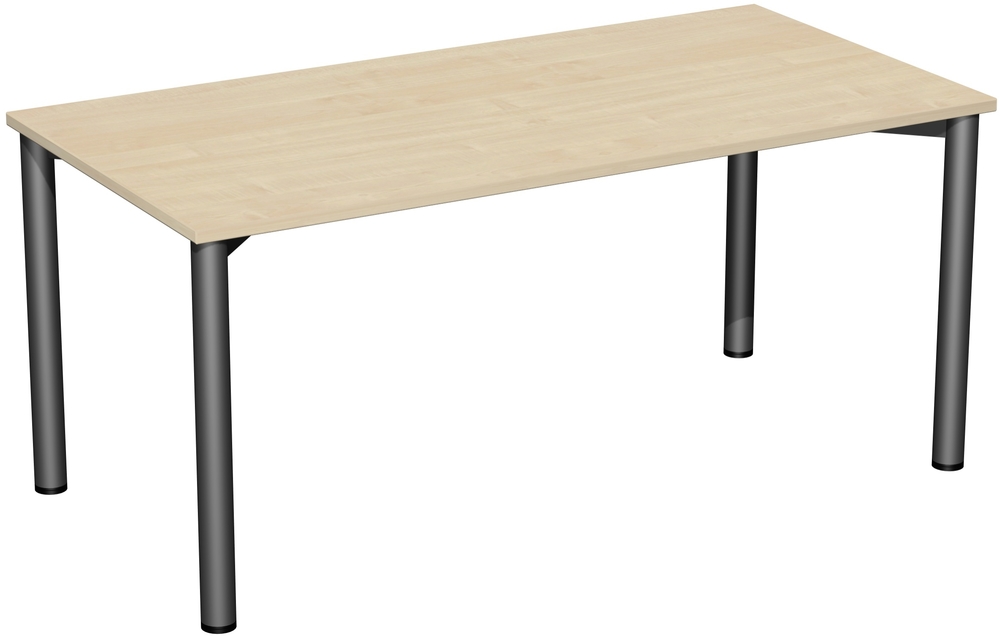 Schreibtisch 4 Fuß Flex, feste Höhe, Rechteck