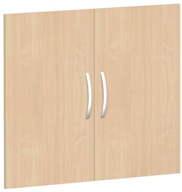 Flügeltürensatz für Korpusbreite 80 cm, nicht abschließbar, 2OH, Buche