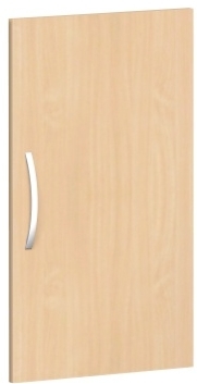 Flügeltür für Korpusbreite 40 cm, links oder rechts verwendbar, nicht abschließbar, 2OH, Buche